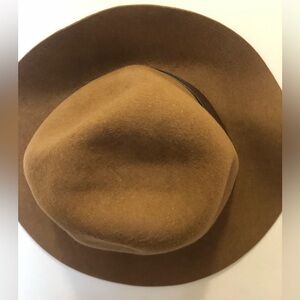 Fedora with leather band